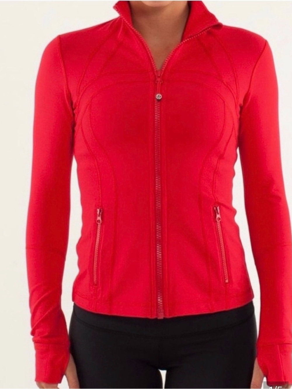 EUC Lululemon Women’s Red Define Jacket  Sz 8